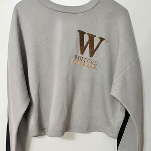 Wofford terriers pullover crop sweater - Medium